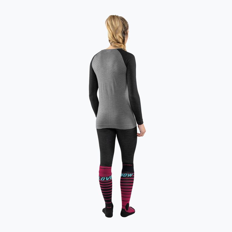 Női thermo nadrág DYNAFIT Tour Light Merino 3/4 black out 3