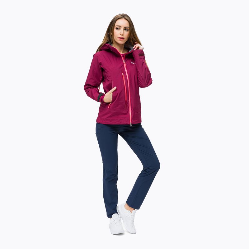 Salewa női esőkabát Sella Responsive gesztenyebarna 00-0000027879 2