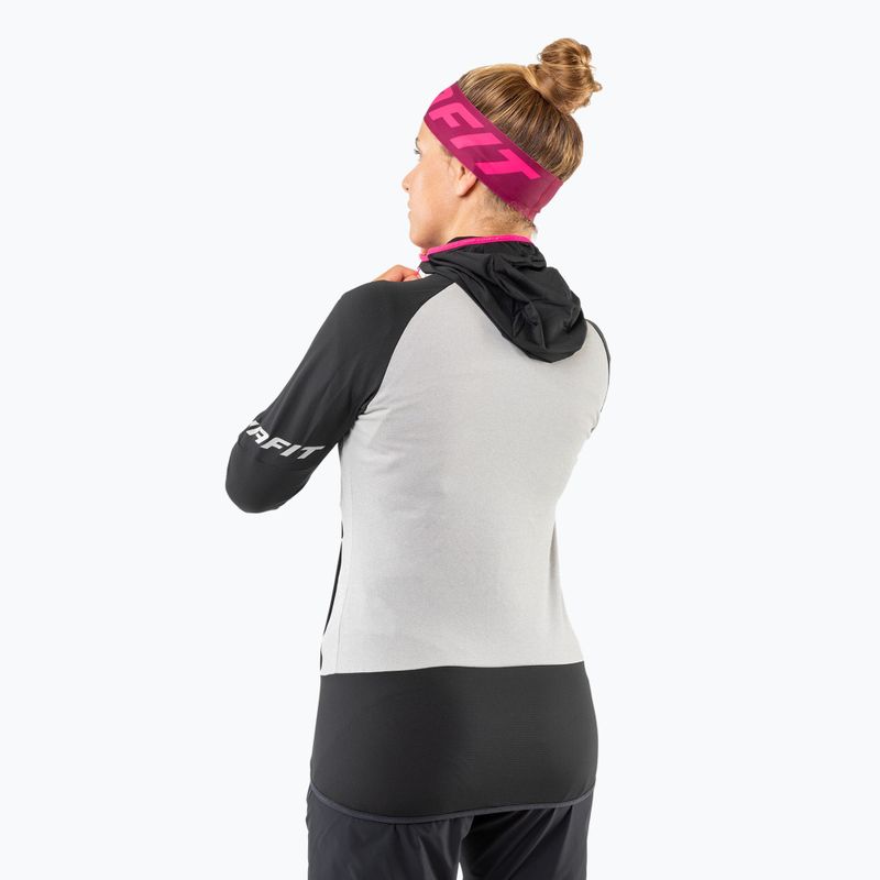DYNAFIT női trekking dzseki Transalper Light Polartec Hoody fekete out 3