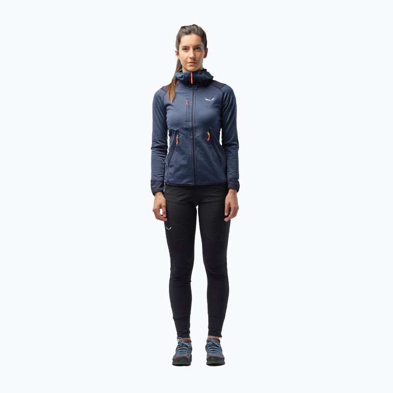 Salewa női fleece Agner Hybrid PL/DST FZ Hoody sötétkék 00-0000027372 2