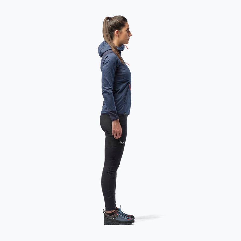 Salewa női fleece Agner Hybrid PL/DST FZ Hoody sötétkék 00-0000027372 4