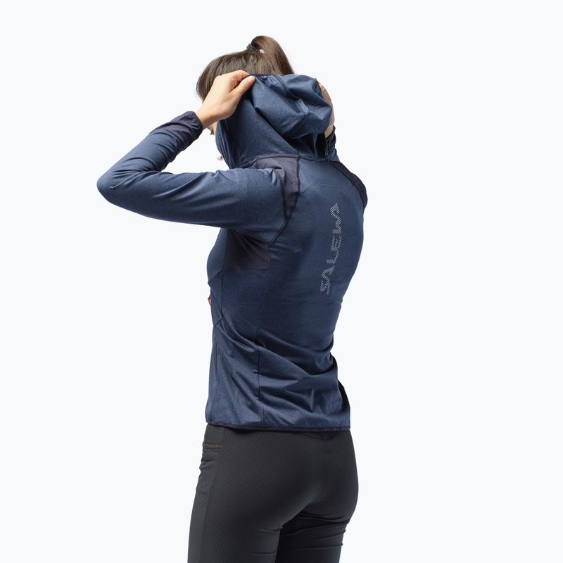 Salewa női fleece Agner Hybrid PL/DST FZ Hoody sötétkék 00-0000027372 6