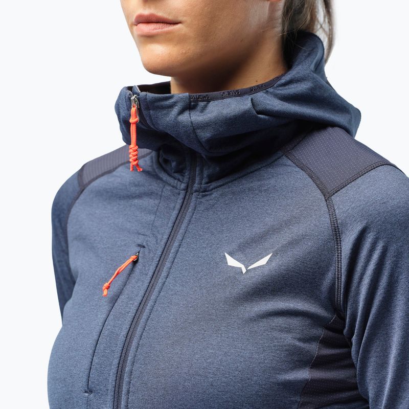 Salewa női fleece Agner Hybrid PL/DST FZ Hoody sötétkék 00-0000027372 7