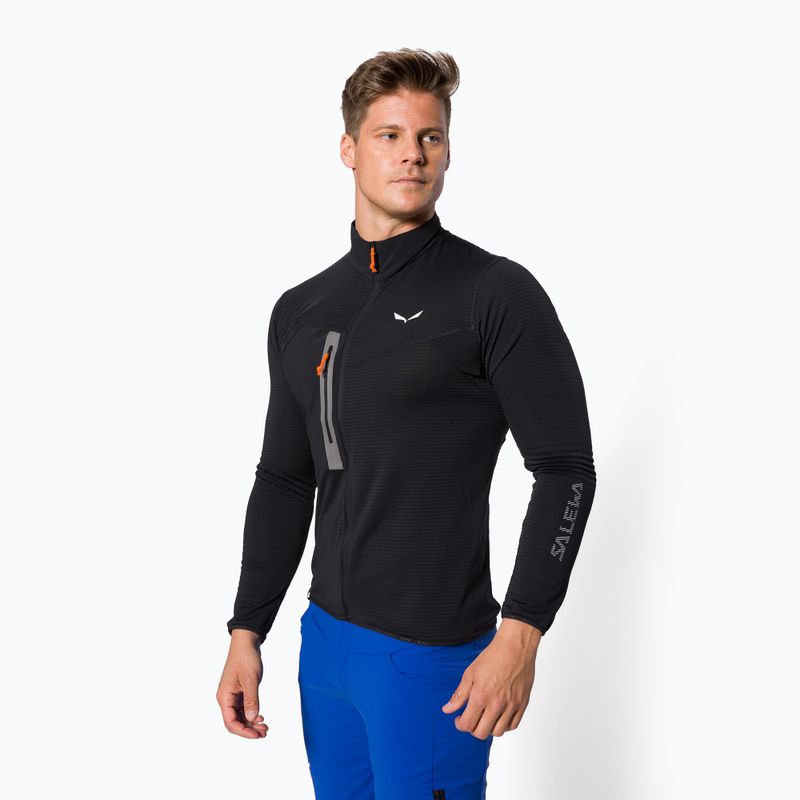 Férfi Salewa Pedroc fleece pulóver fekete 00-0000027719