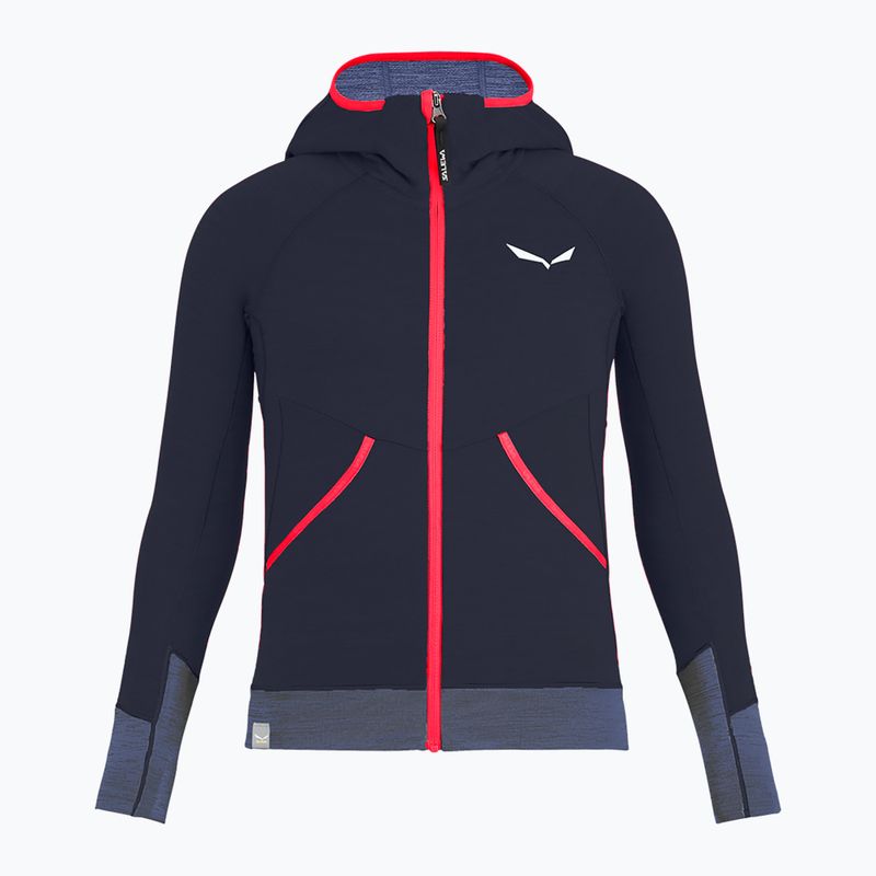Salewa Puez Hybrid PL FZ Hoody gyerek fleece pulóver sötétkék 00-0000027769