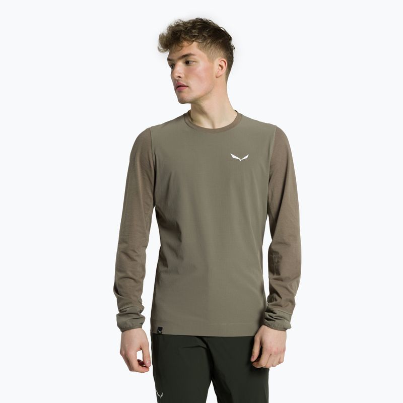 Salewa férfi trekking ing Lavaredo Hemp Print barna 00-0000028062