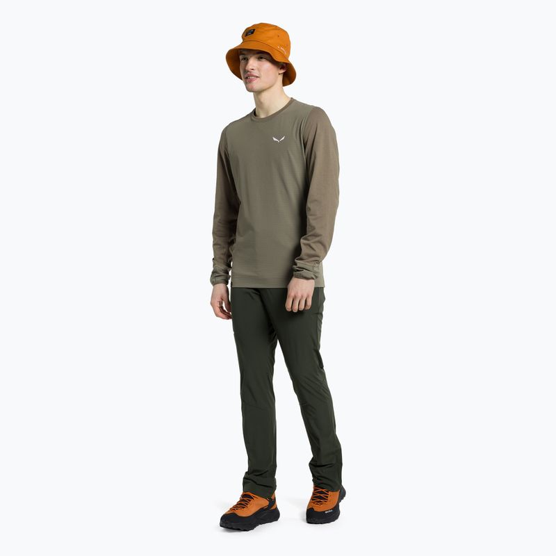 Salewa férfi trekking ing Lavaredo Hemp Print barna 00-0000028062 2