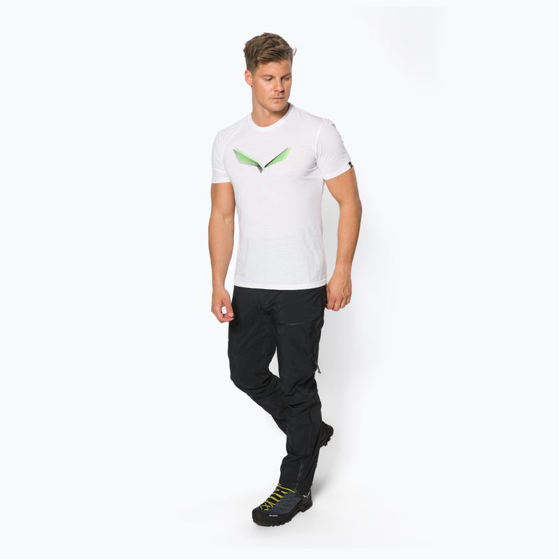 Férfi Salewa Lines Graphic Dry trekking póló fehér 00-0000028065 2