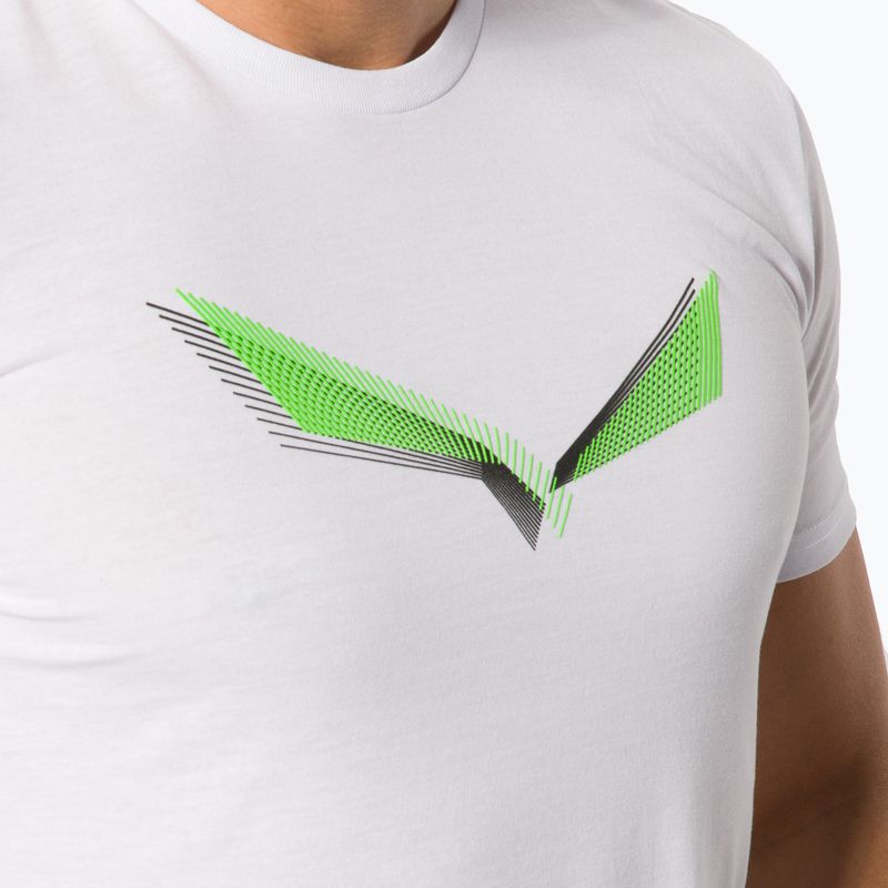 Férfi Salewa Lines Graphic Dry trekking póló fehér 00-0000028065 4