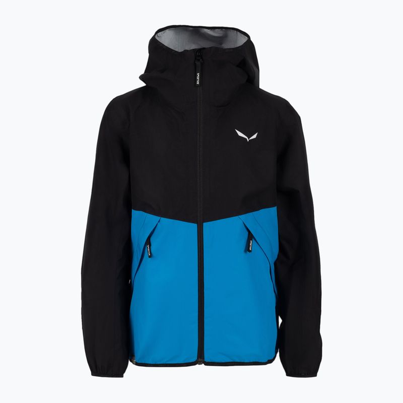 Salewa Aqua PTX gyermek esőkabát fekete-kék 00-0000028120