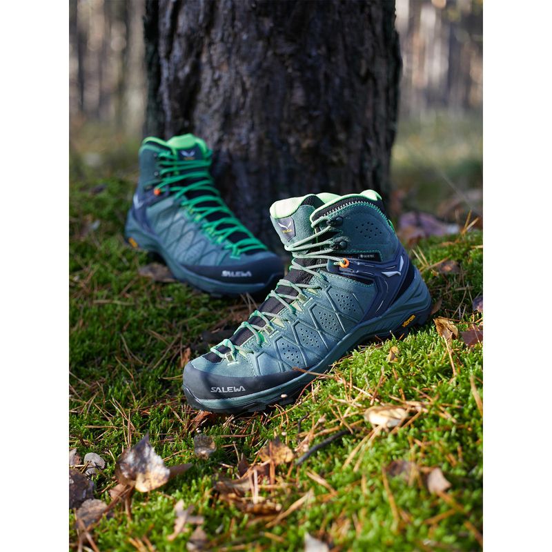 Férfi túrabakancs Salewa Alp Trainer 2 Mid GTX zöld 00-0000061382 9