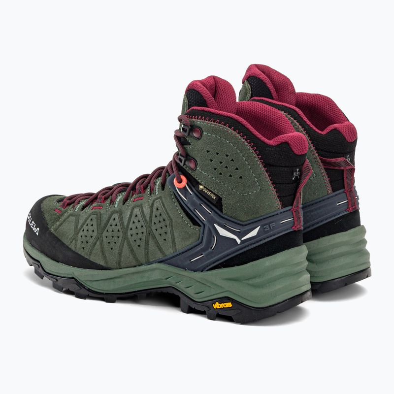 Női túrabakancsok Salewa Alp Trainer 2 Mid GTX zöld 00-0000061383 2