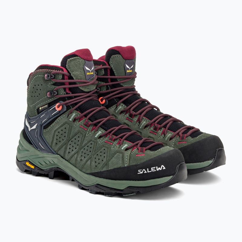 Női túrabakancsok Salewa Alp Trainer 2 Mid GTX zöld 00-0000061383 3