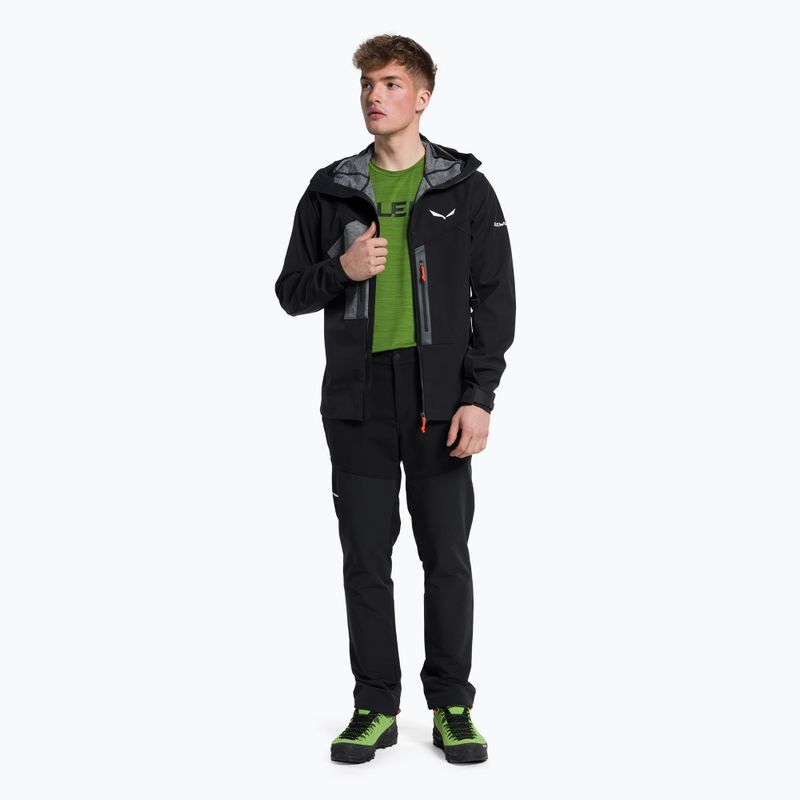 Salewa női softshell kabát Comici Sw/Dst fekete 00-0000027882 2