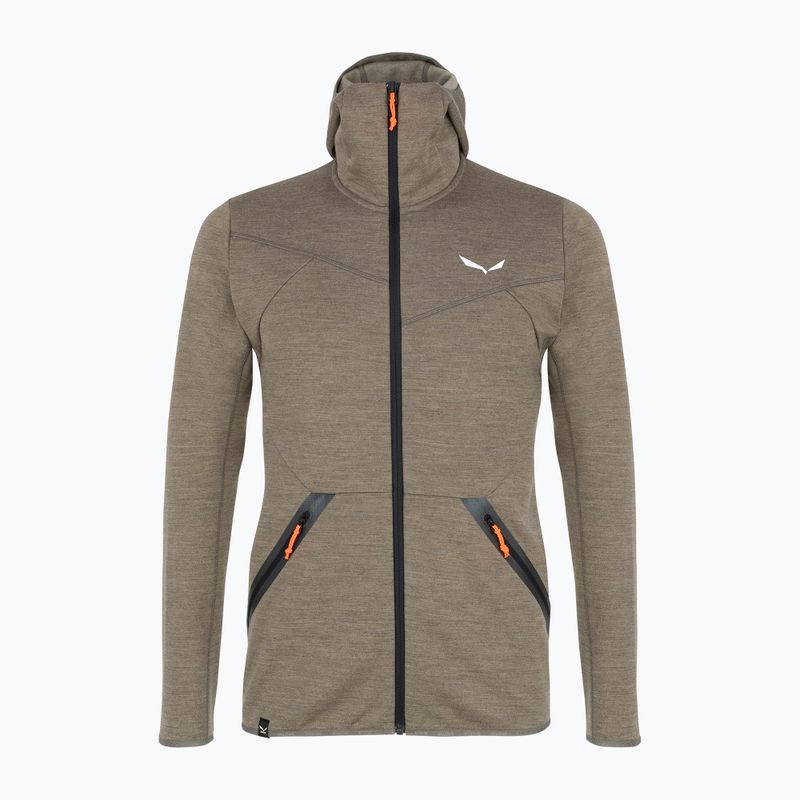 Salewa férfi Nuvolao AW fleece melegítőfelső barna 00-0000028051 5