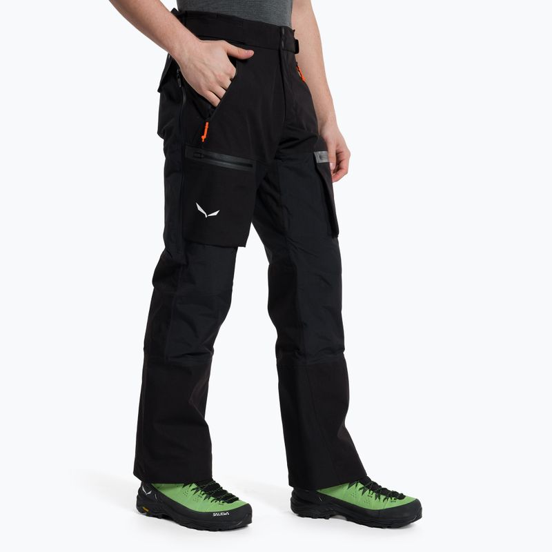 Férfi Salewa Sella 2L Ptx/Twr membrán nadrág fekete 00-0000028195