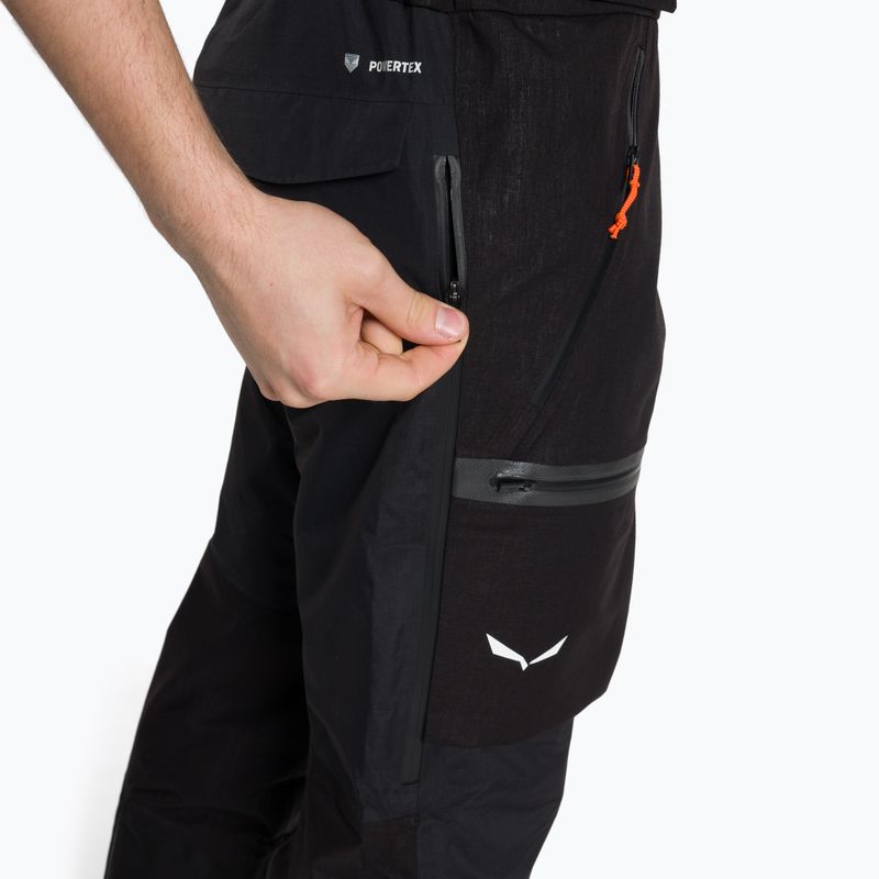 Férfi Salewa Sella 2L Ptx/Twr membrán nadrág fekete 00-0000028195 4