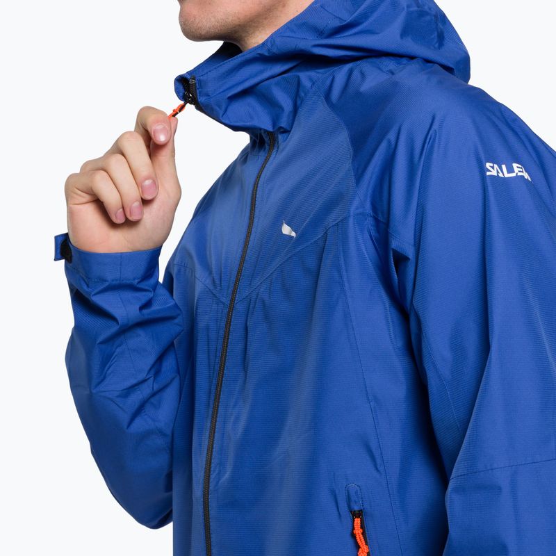 Salewa férfi esőkabát Puez Aqua 3 PTX kék 00-0000024545 4