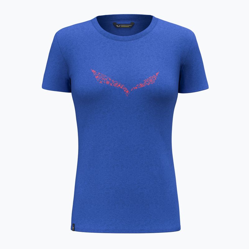 Női trekking póló Salewa Solid Dry kék 00-0000027019