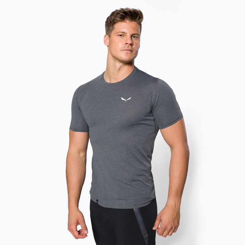 Férfi trekking póló Salewa Pedroc 3 Dry szürke 00-0000027725