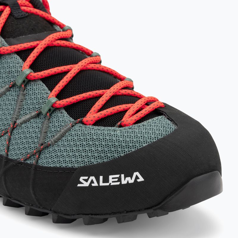 Salewa Wildfire 2 női közelítő cipő kacsa zöld / fekete 7