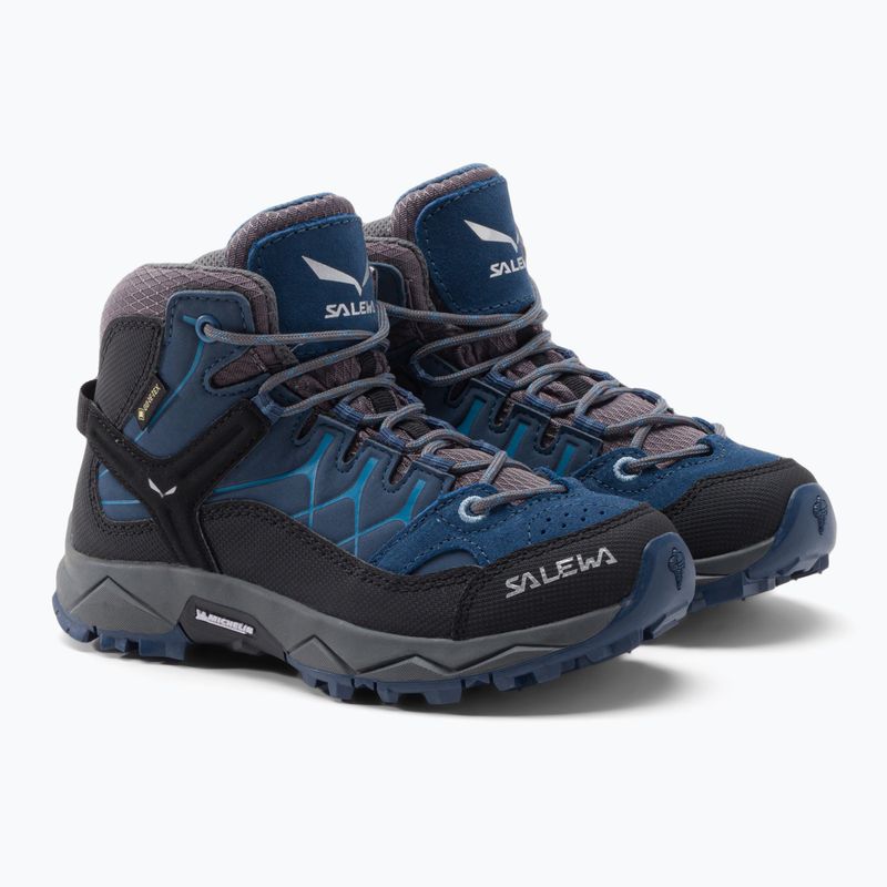 Gyermek túrabakancs SALEWA Alp Trainer Mid GTX 365 kék 64010 5