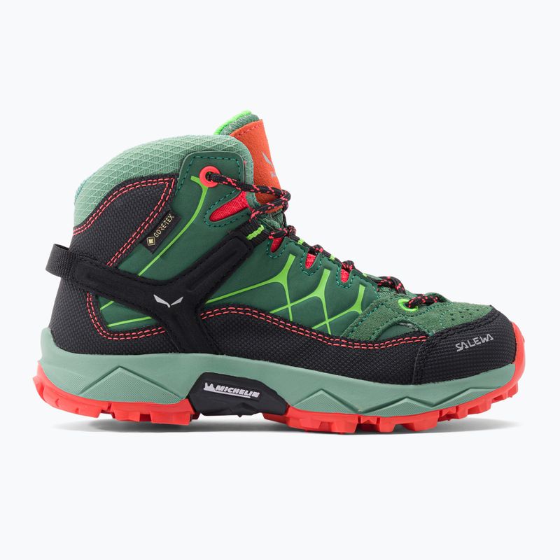 Gyermek túrabakancs Salewa Alp Trainer Mid GTX zöld 00-0000064010 2
