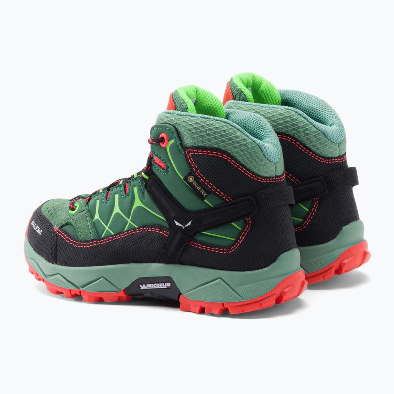 Gyermek túrabakancs Salewa Alp Trainer Mid GTX zöld 00-0000064010 3