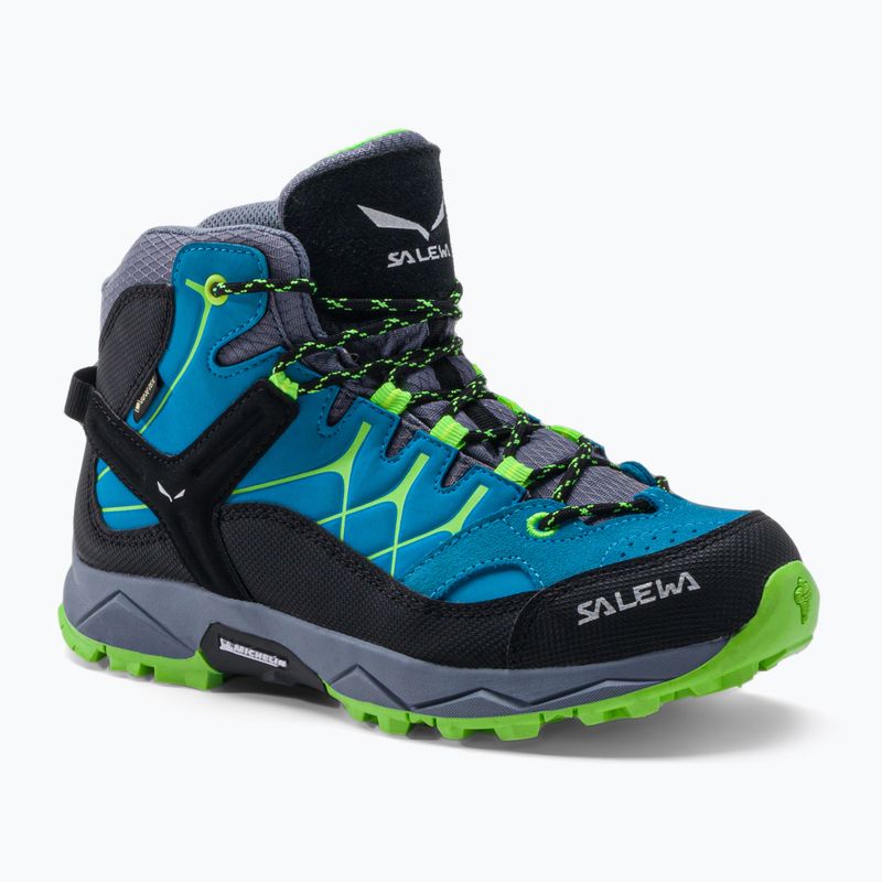 Gyermek túrabakancs Salewa Alp Trainer Mid GTX kék 00-0000064010