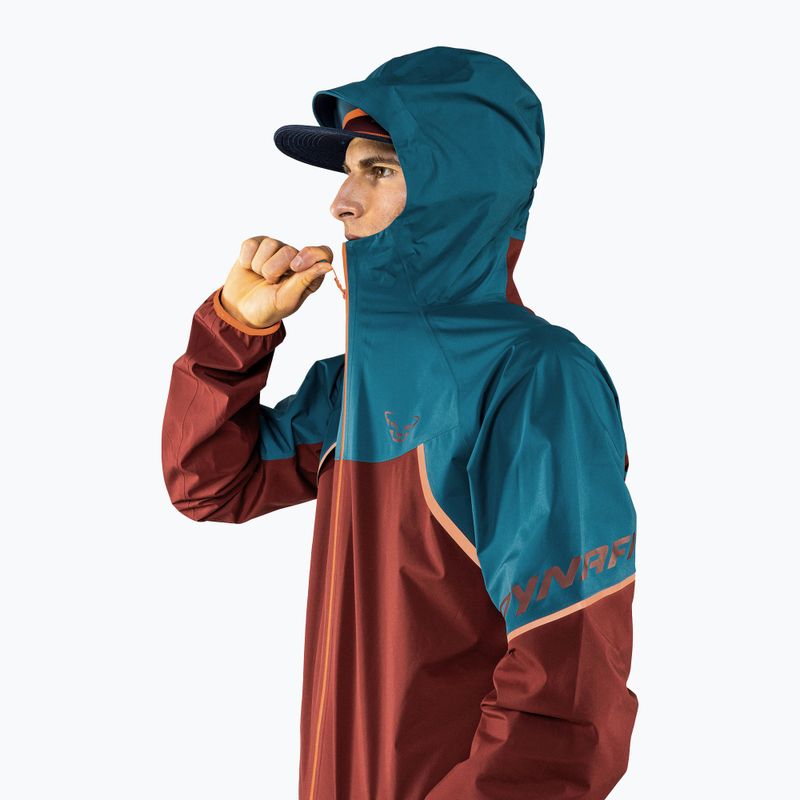 Férfi DYNAFIT Alpine GTX futódzseki bordó-kék 08-0000071468 4