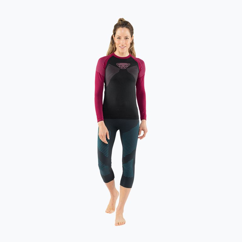DYNAFIT Speed Dryarn LS női thermo póló fekete-piros 08-0000071057 5
