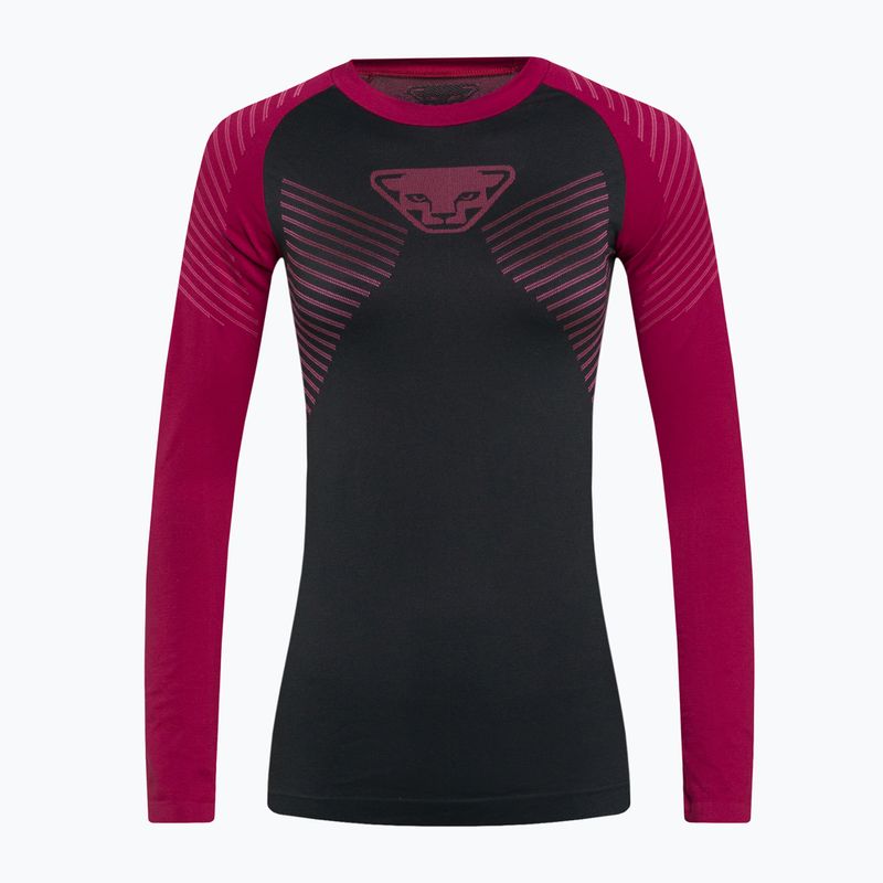 DYNAFIT Speed Dryarn LS női thermo póló fekete-piros 08-0000071057