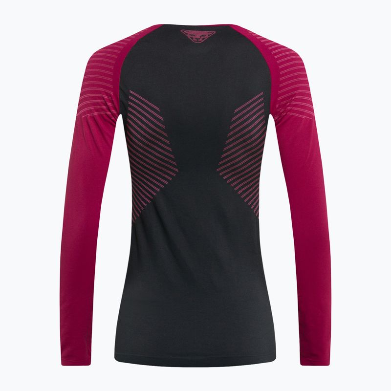 DYNAFIT Speed Dryarn LS női thermo póló fekete-piros 08-0000071057 2