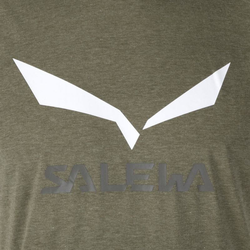 Férfi Salewa Solidlogo Dry khaki trekking póló 00-0000027018 6