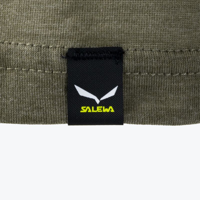 Férfi Salewa Solidlogo Dry khaki trekking póló 00-0000027018 8