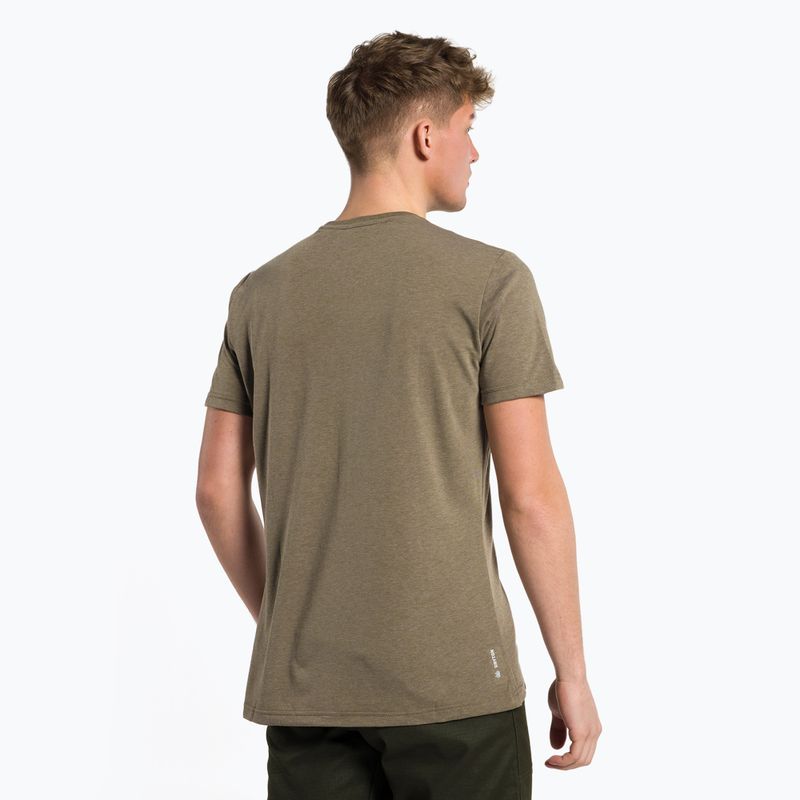 Férfi Salewa Solidlogo Dry khaki trekking póló 00-0000027018 3