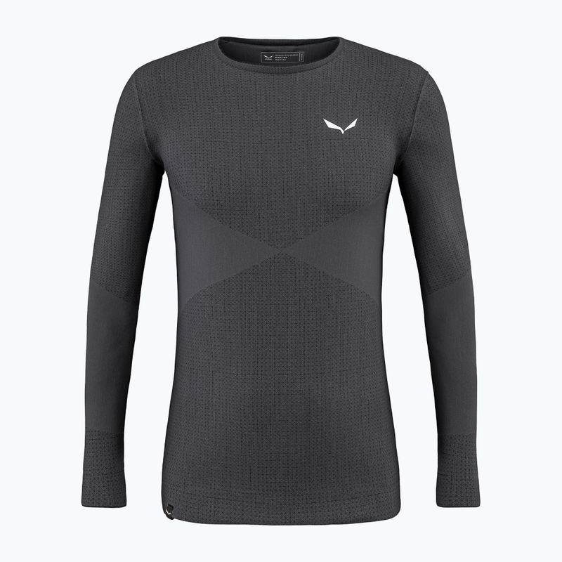 Férfi termoaktív pulóver Salewa Zebru Med Warm AMR onyx