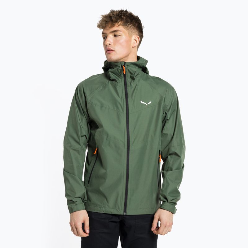 Salewa férfi esőkabát Puez Aqua 3 PTX zöld 00-0000024545