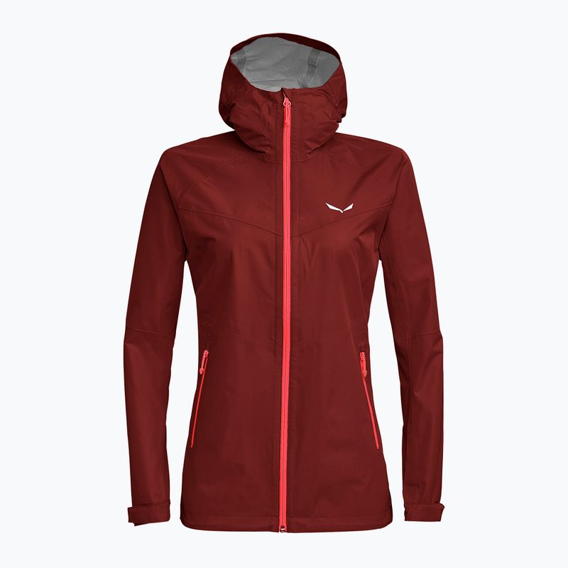 Salewa női esőkabát Puez Aqua 3 PTX burgundi 00-0000024546 3