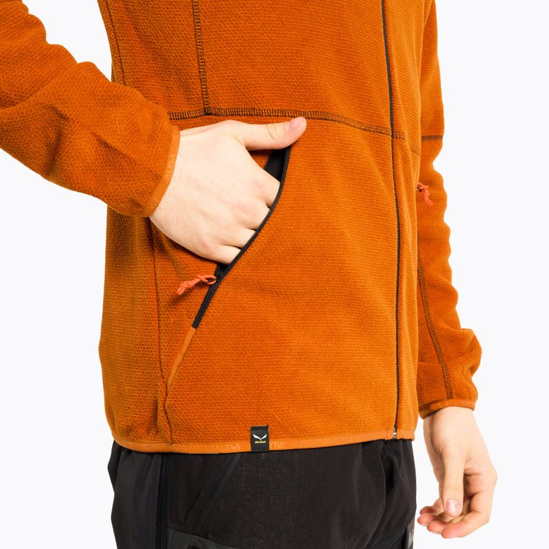 Férfi Salewa Nuvolo EN fleece pulóver narancssárga 00-0000027922 4