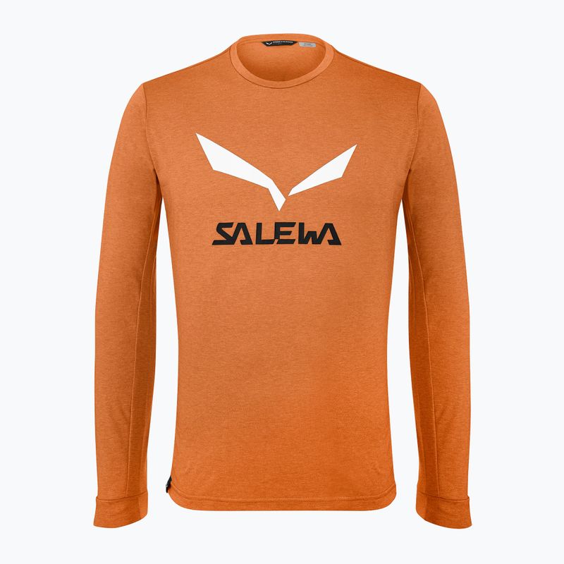 Férfi Salewa Solidlogo Dry narancssárga trekking póló 00-0000027340 4