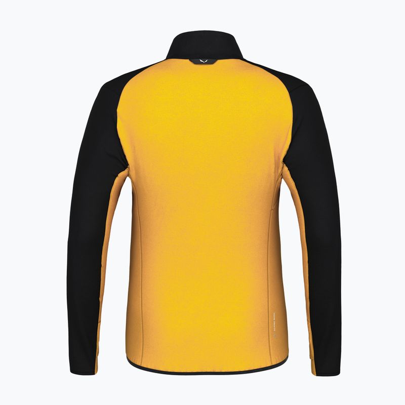 Férfi Salewa Ortles AM fleece pulóver fekete/sárga 00-0000028178 5