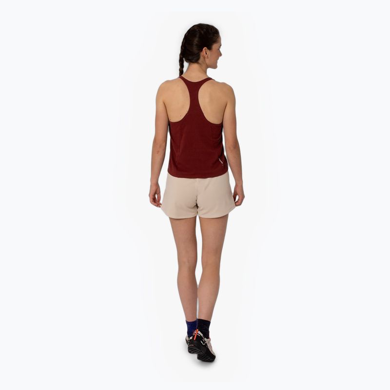 Salewa női hegymászó póló Lavaredo Hemp Crop Tank piros 00-0000028369 2