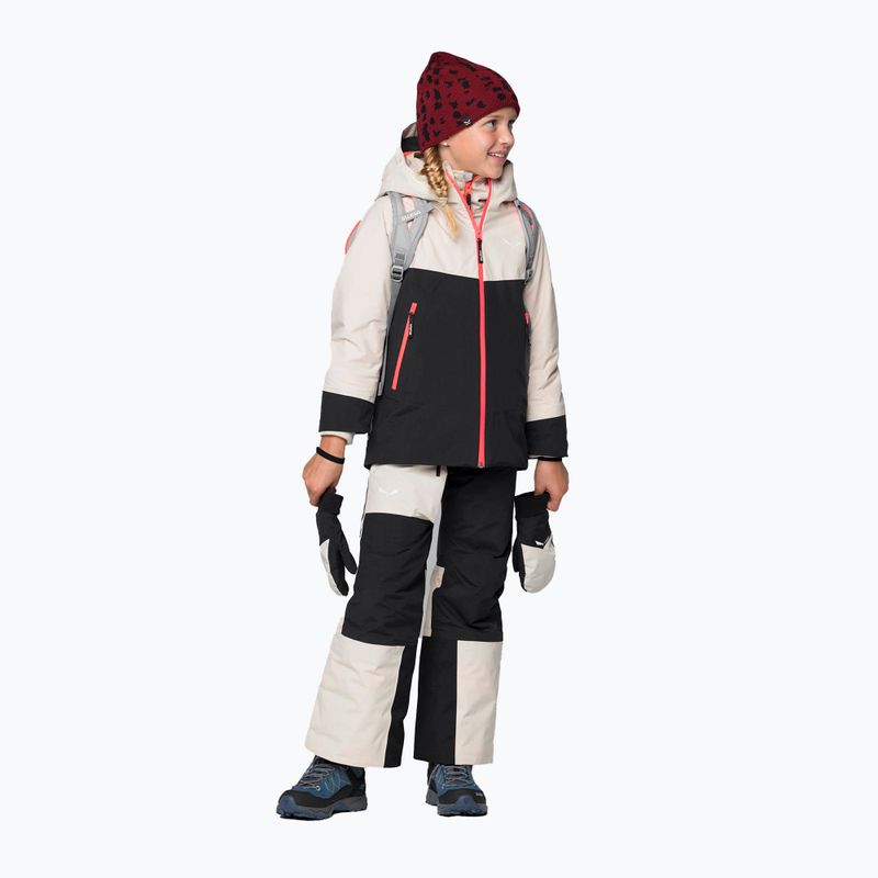 Salewa Sella Ptx/Twr gyermek sí kabát bézs/fekete 00-0000028490