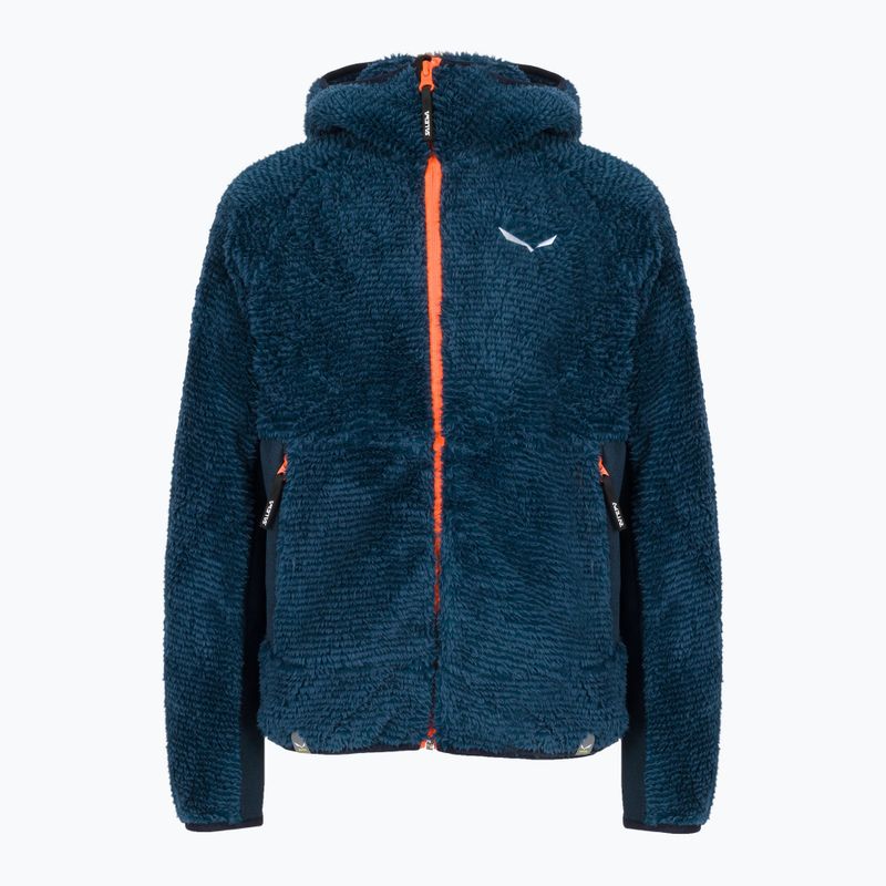 Salewa gyermek fleece pulóver Puez Highloft 2 PL HD tengerészkék 00-0000028492