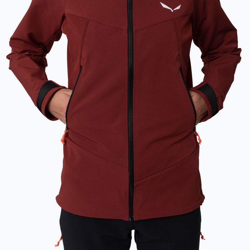 Női softshell kabát Salewa Sella DST syrah 4