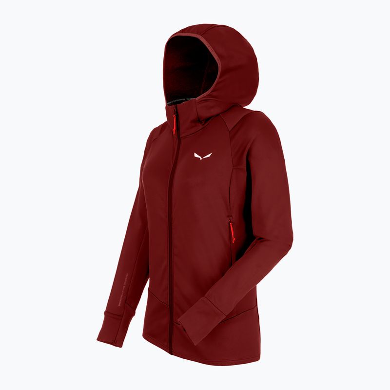 Salewa női trekking pulóver Puez Polarlite kapucnis piros 00-0000028522 9