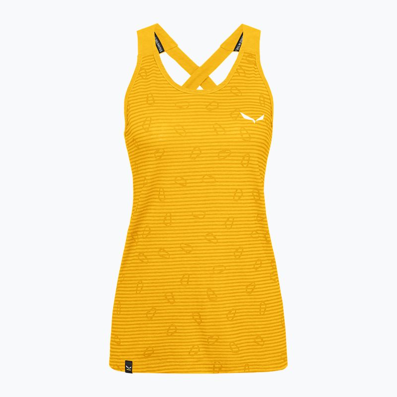 Salewa női hegymászó póló Lavaredo Hemp Graphic Tank sárga 00-0000028535 5