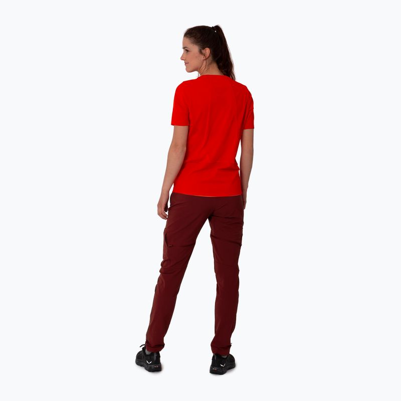 Női trekking nadrág Salewa Pedroc 2 DST 2/1 bordó 00-0000028588 2