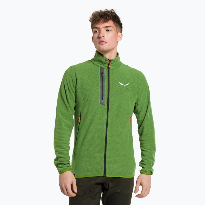 Férfi Salewa Paganella EN fleece pulóver zöld 00-0000027924